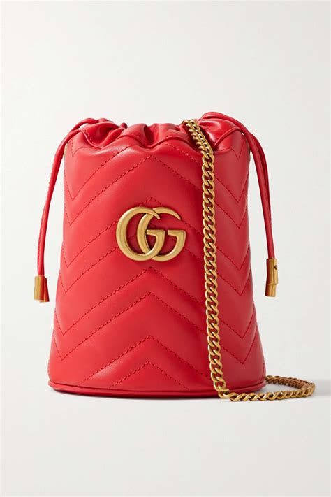 mini quilted leather bucket bag gucci|Gucci interlocking gg shoulder bag.